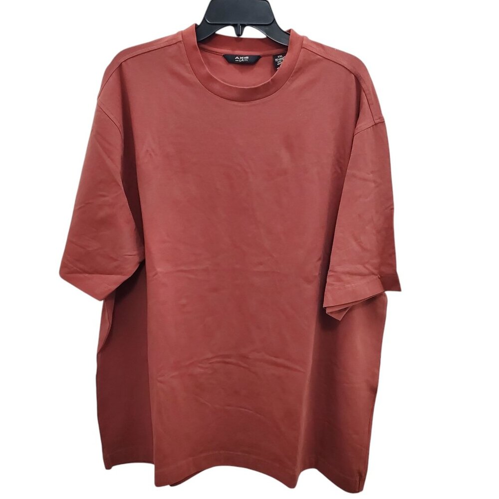 Axis LA Men's Big‎ & Tall Rust Basic Stretch Cotton Blend Tee T-Shirt NWT XXL